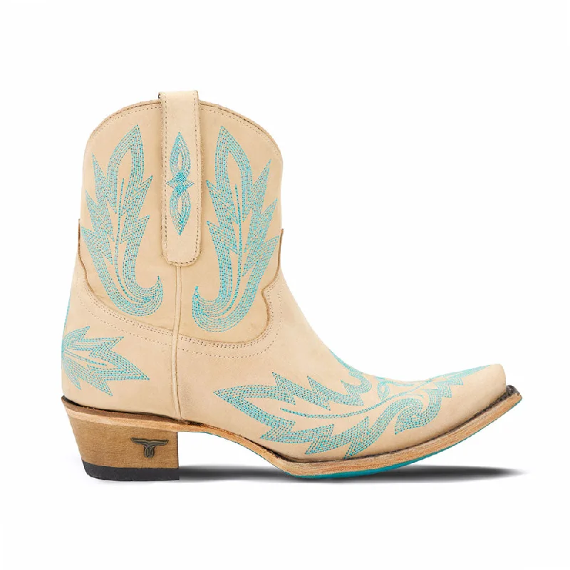 Lexington Embroidered Snip Toe Cowboy Booties