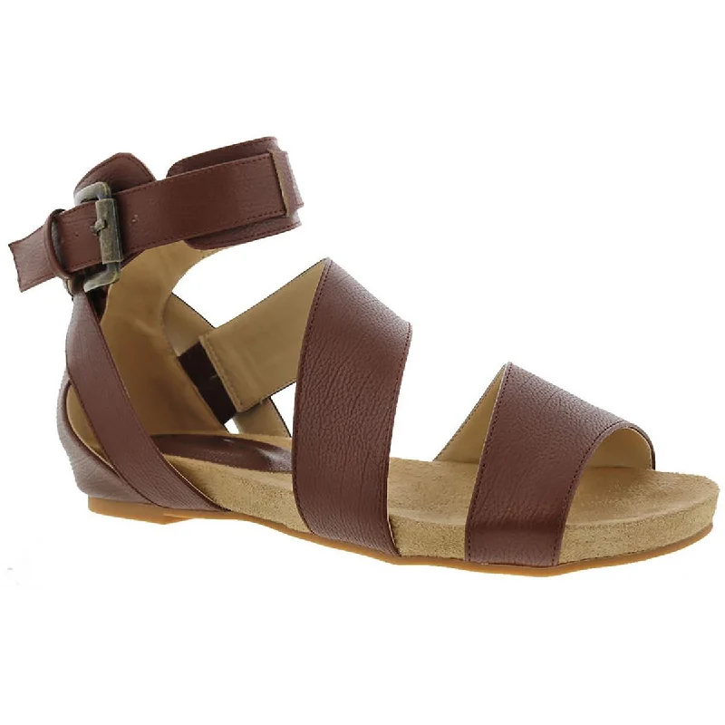 Bellini Womens Nambi Faux Leather Summer Gladiator Sandals