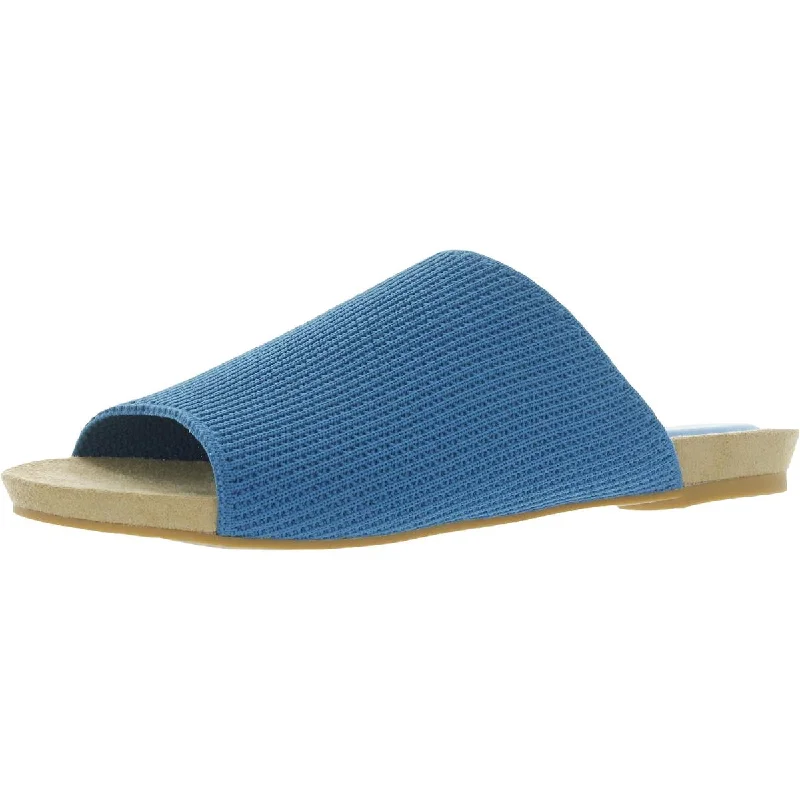 Bellini Womens Nigh Knit Flat Slide Sandals