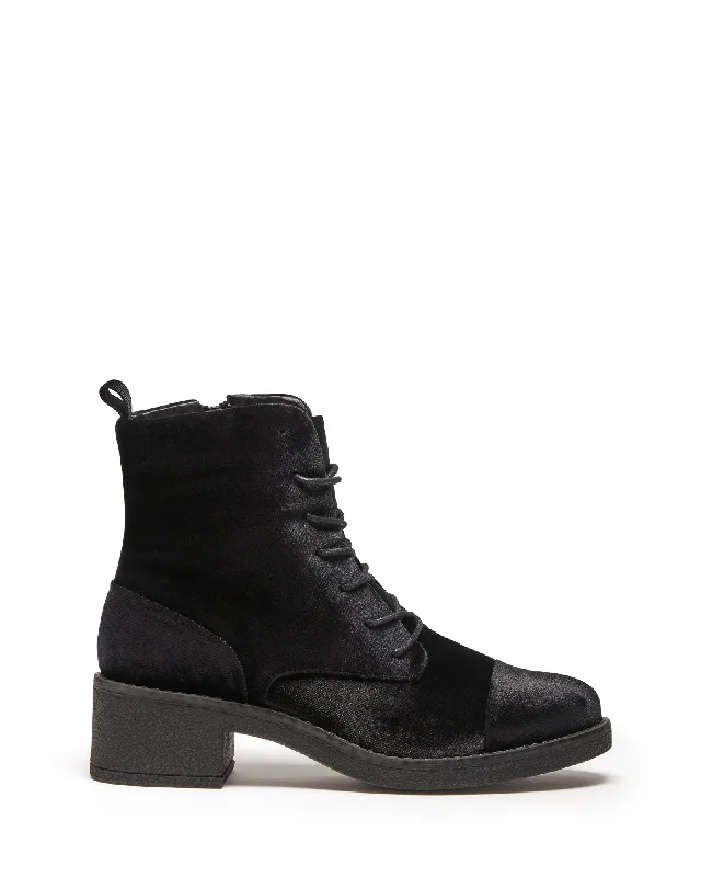 Axel Boot Black Velvet