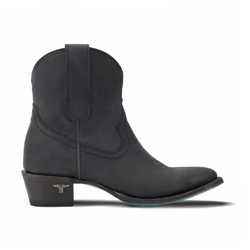 Plain Jane Round Toe Zippered Cowboy Booties