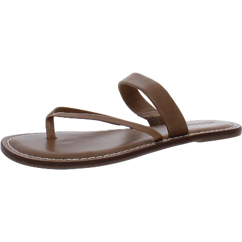 Bernardo Womens Leia Leather Slide Sandals