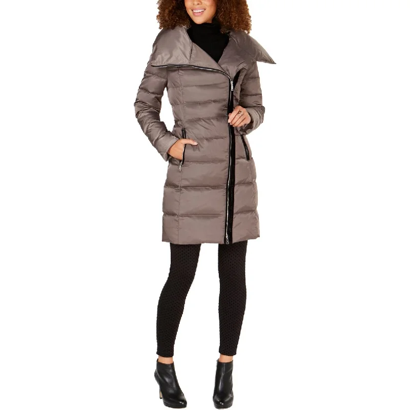 Tahari Brooklyn Women’s Asymmetric Long Down Puffer Coat