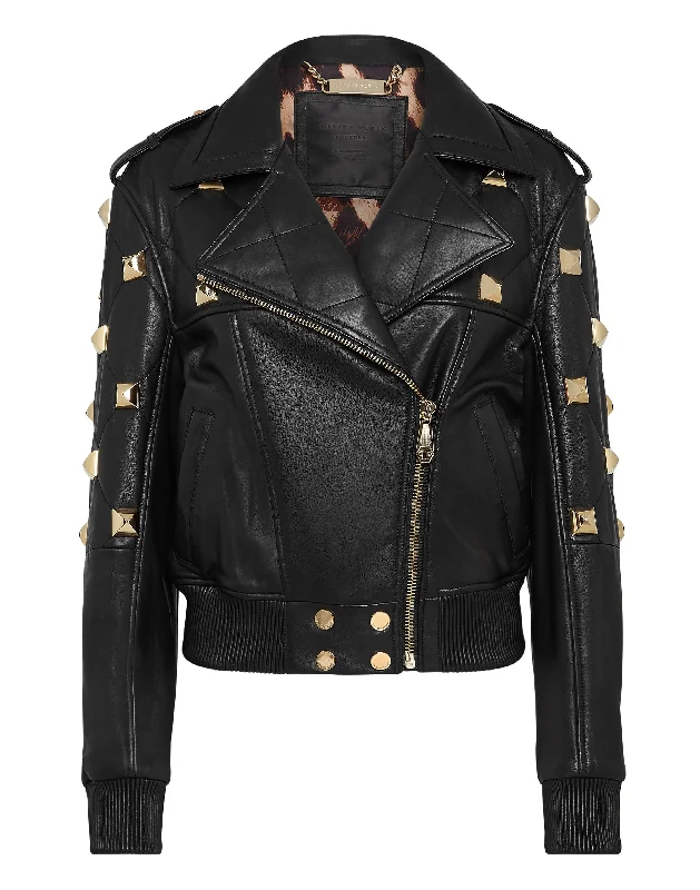 Leather Bomber