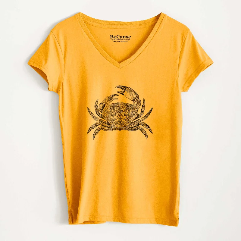 Dungeness Crab - Women's 100% Recycled V-neck