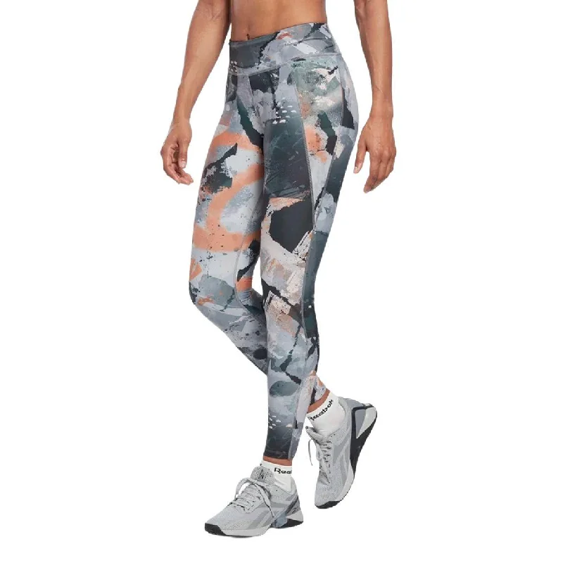 Reebok Lux Allover Print Bold Leggings - Women