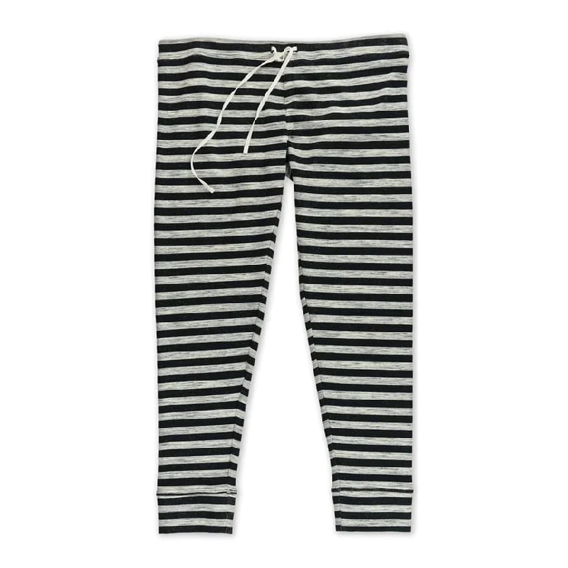 Aeropostale Womens Striped Casual Leggings, Grey, XX-Small