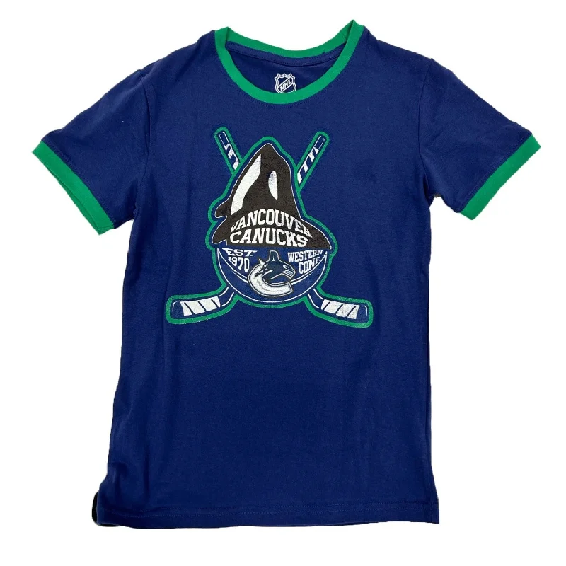 Outer Stuff Ice City Crew Youth Shirt - Vancouver Canucks