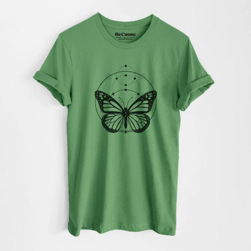 Monarch Symmetry - Lightweight 100% Cotton Unisex Crewneck