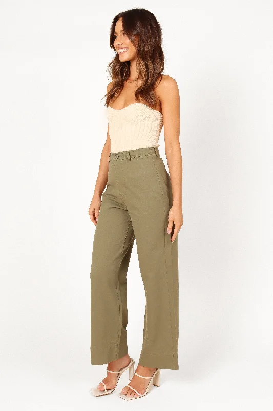 Lawrence Pant - Olive Green