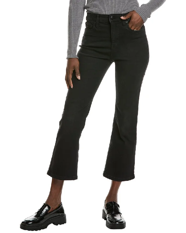 Kenneth Cole High-Rise Cropped Kick Flare Jean