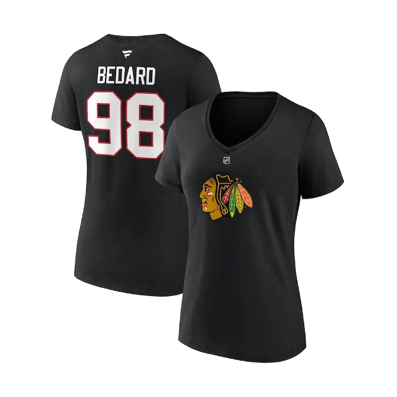 Chicago Blackhawks Fanatics Authentic N&N Womens Shirt - Connor Bedard