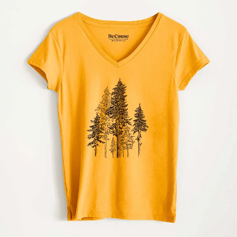 Hemlock Forest - Women's 100% Recycled V-neck