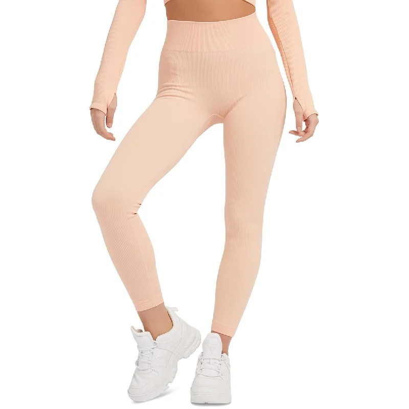 Guess Womens Seamless Ribbed Leggings