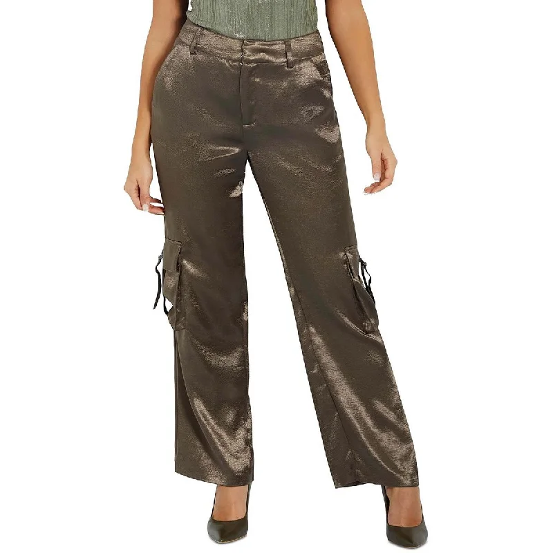 Jamie Womens High Rise Dressy Cargo Pants