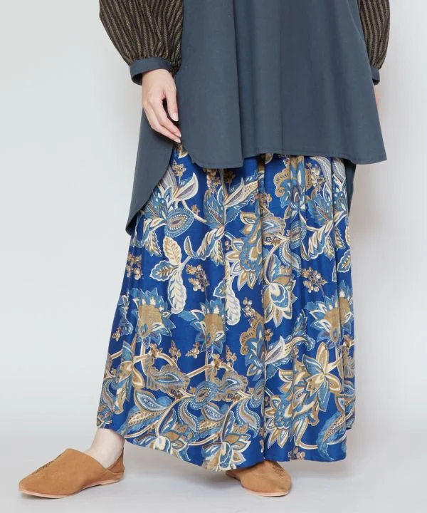 Bohemian Style Wide Leg Trousers