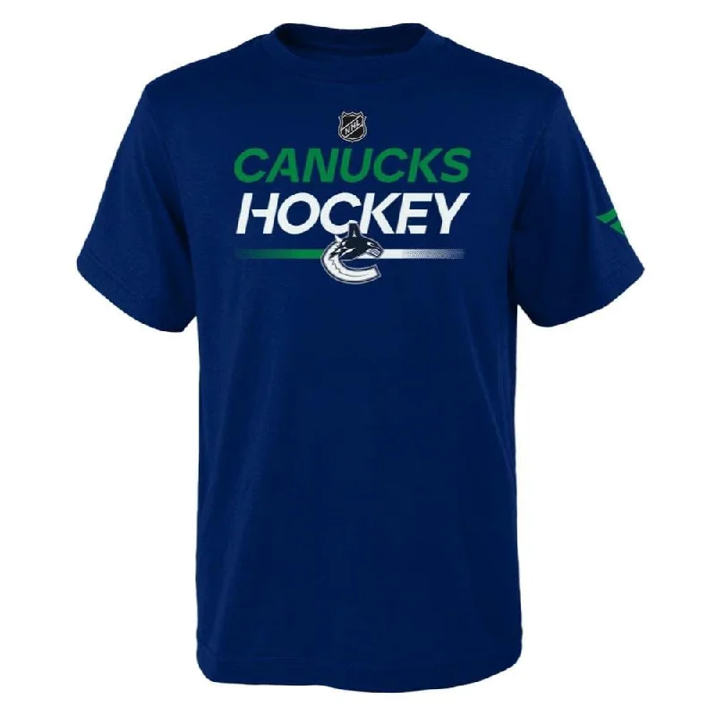 Outer Stuff AP Wordmark Youth Shirt - Vancouver Canucks