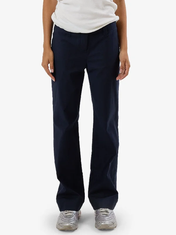 Brit Cotton Sateen Pant - Oxford Blue