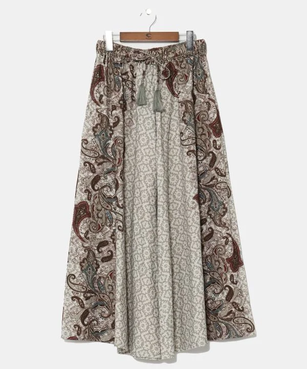 Paisly Printed Wide Leg Pants