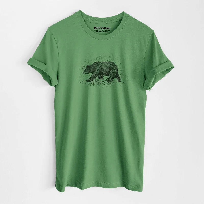 Black Bear - Lightweight 100% Cotton Unisex Crewneck