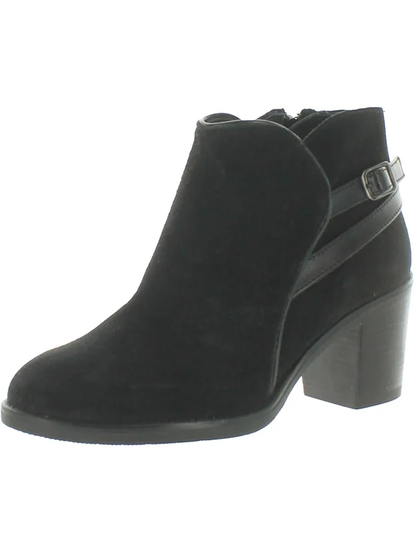 Beverly Womens Suede Booties