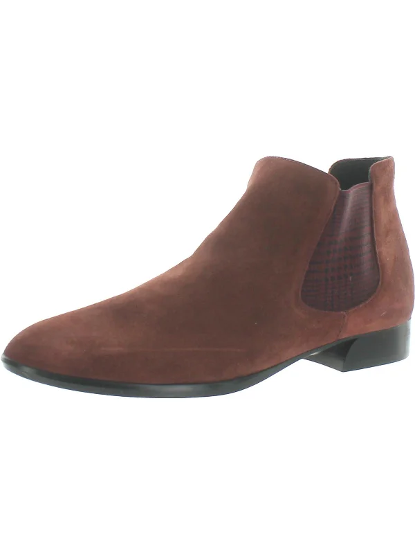 Cate Womens Suede Booties