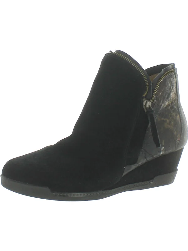 Dana Womens Suede Booties