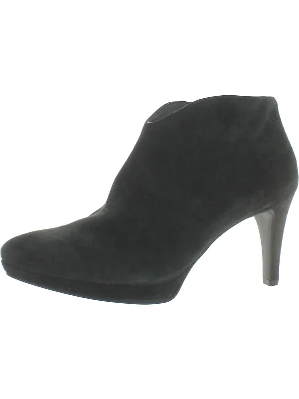 Elle Womens Suede Booties