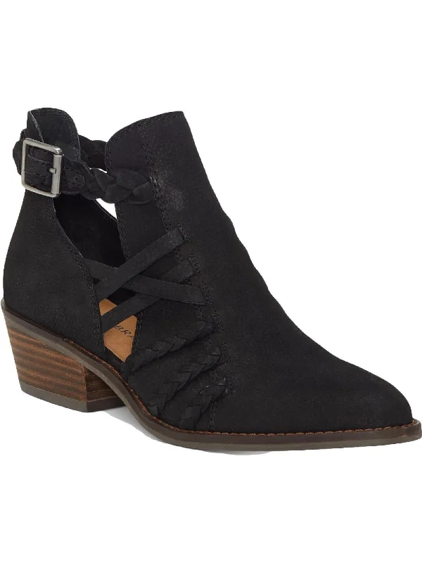 Forbas Womens Buckle Ankle Booties