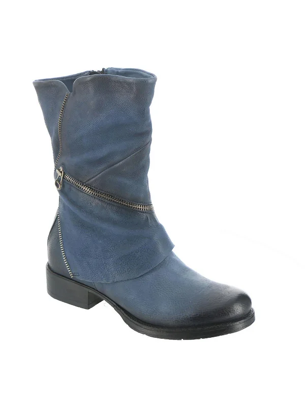 Nixie Womens Pull On Heels Ankle Boots