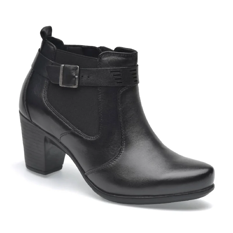 Women's Lambskin Boots Britany In Black