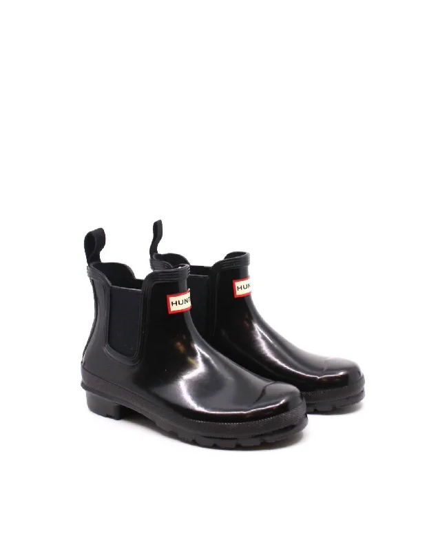 Women's Original Chelsea Boot In Black Gloss