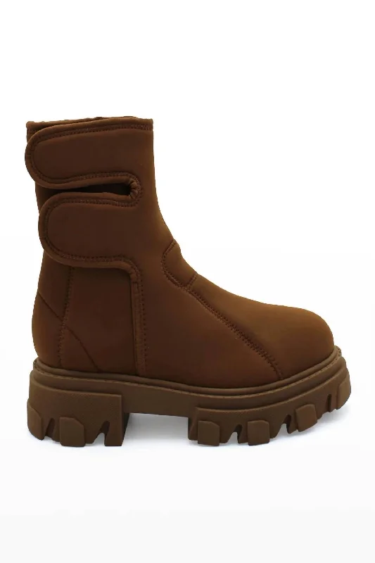 Women's Scuba Boots In Brown