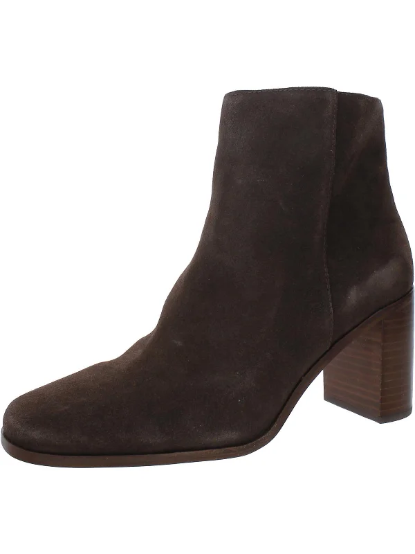 Womens Suede Booties