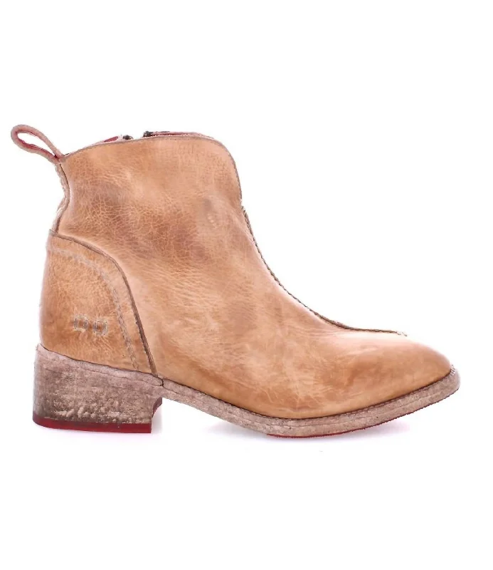 Women's Tabitha Ankle Boot In Tan Rustic