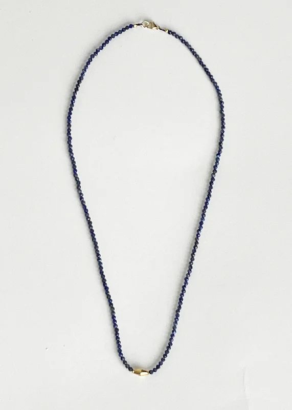 Lapis & 18k Necklace