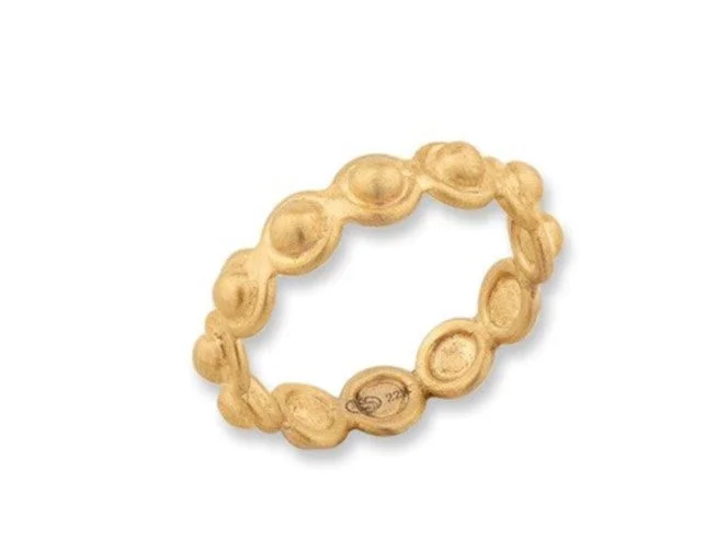 22k Pure Gold "Anastasia" Gold Band