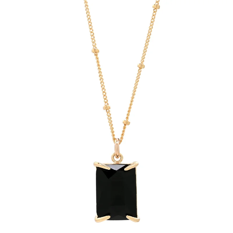 Black Emerald Necklace