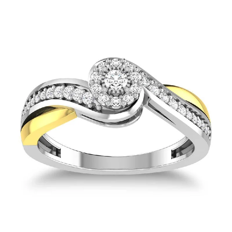 JDTK- 62183- Diamond Twisted Ring