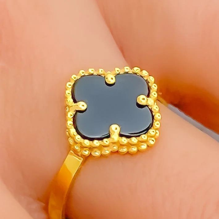 Posh Captivating 21K Gold Ring - Size 7.75