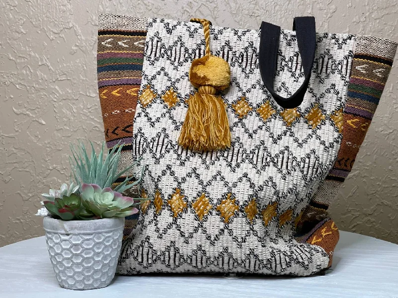 Boho Tote In Cream