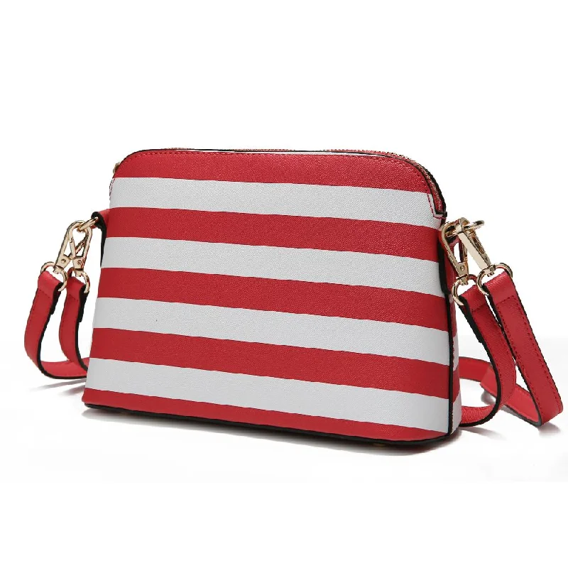 Kimmy Striped Crossbody Handbag