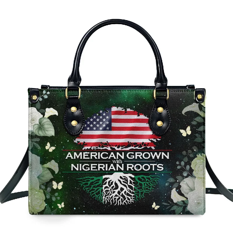 Nigerian Roots - Personalized Leather Handbag SB1302