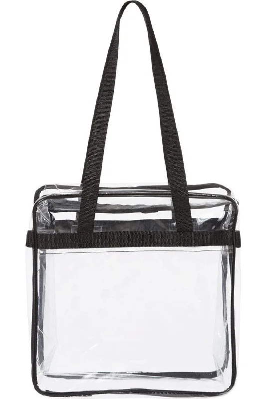 OAD Clear Tote with Zippered Top