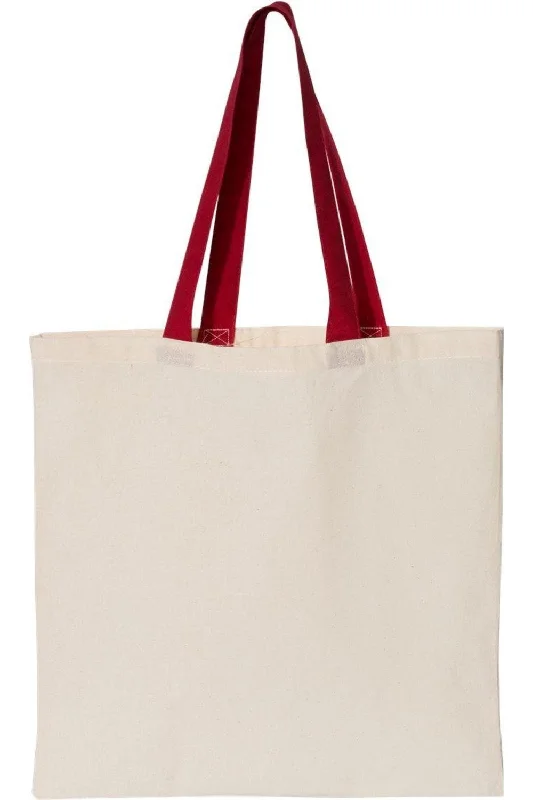 OAD Contrast-Color Handle Tote