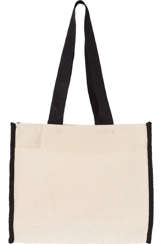 Q-Tees 14L Tote with Contrast-Color Handles