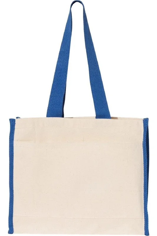 Q-Tees 14L Tote with Contrast-Color Handles