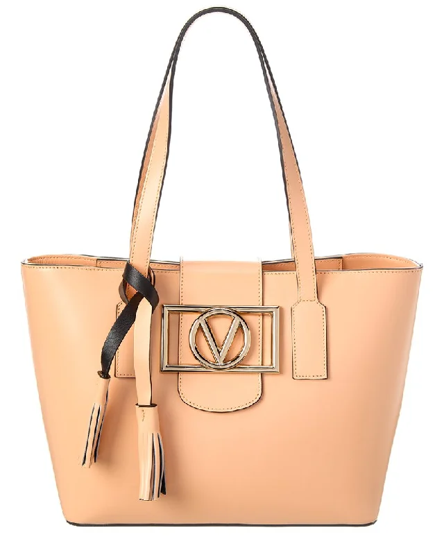 Valentino by Mario Valentino Delphine Super V Leather Tote