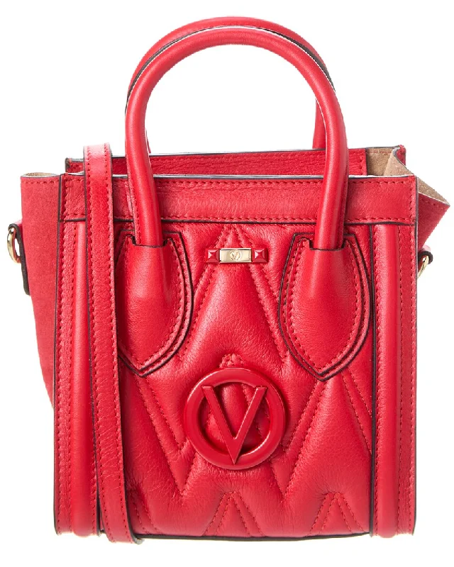 Valentino by Mario Valentino Eva Diamond Leather Tote