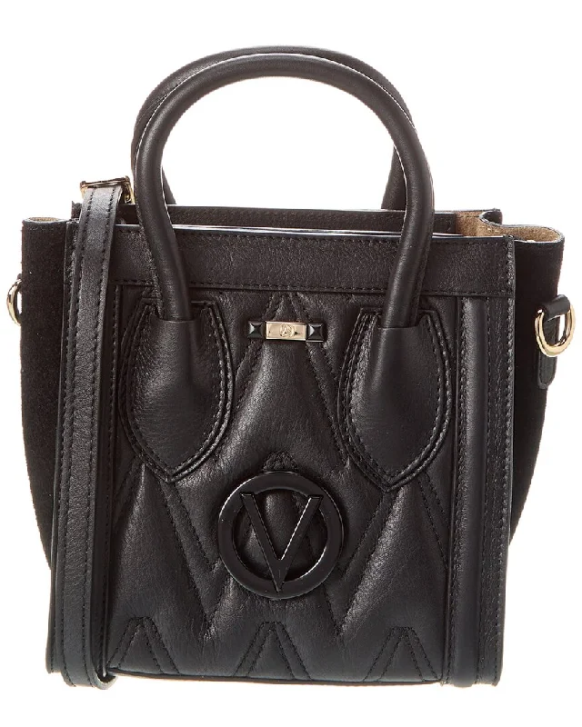 Valentino by Mario Valentino Eva Diamond Leather Tote